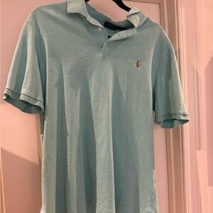Light blue men’s Ralph Lauren polo
